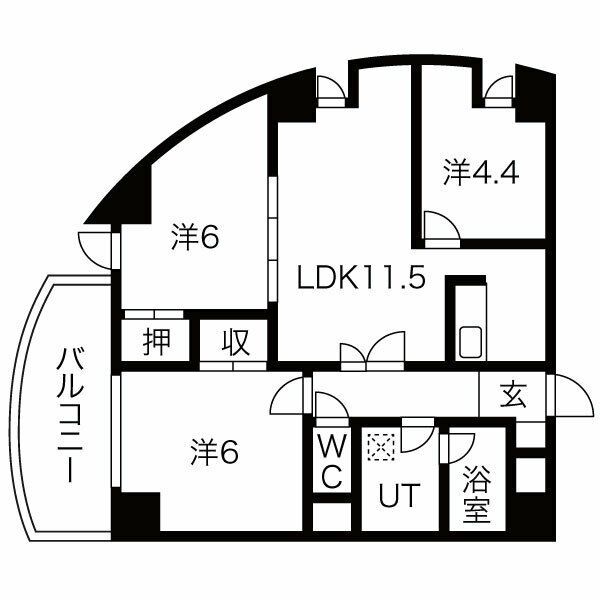 URBAN STAGE ナゴヤの間取り