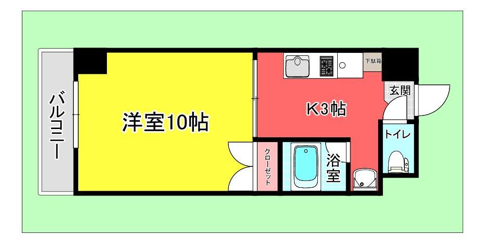 クレスト昭和中の間取り