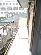 バルコニー　広々としたバルコニーです