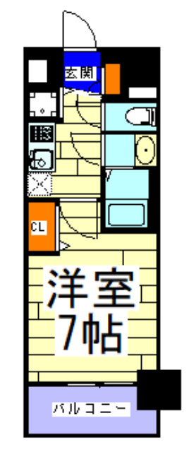 プレサンス水都OKAWAの間取り