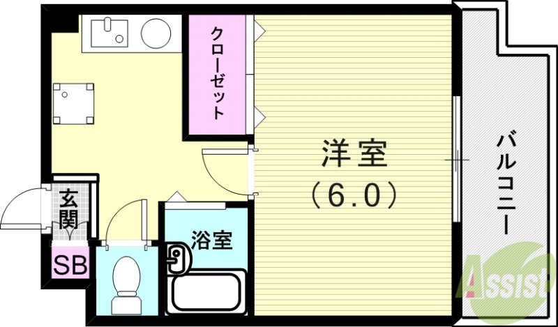 ヴィラ金井IIの間取り