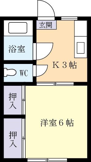 沼尻アパートの間取り