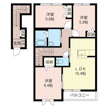 プレステージE棟の間取り