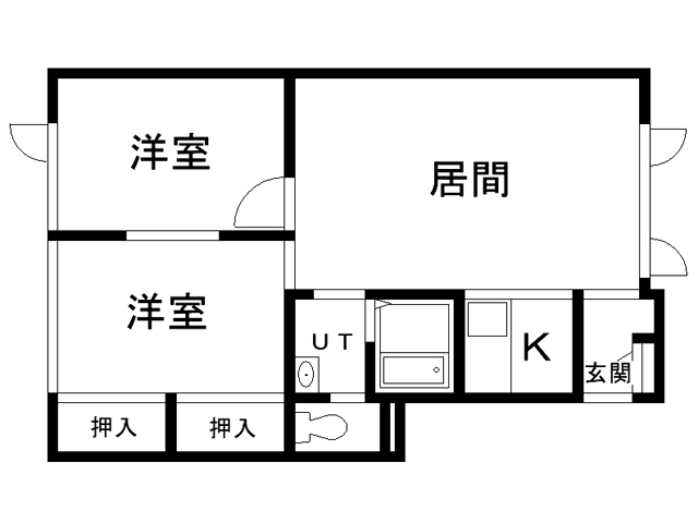 コーポエンペラーの間取り