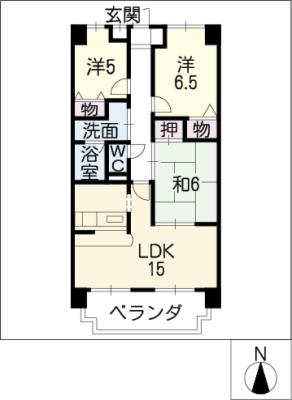 サニーコート平島の間取り