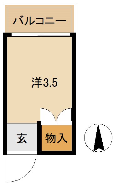 尼崎市南初島町のマンションの間取り