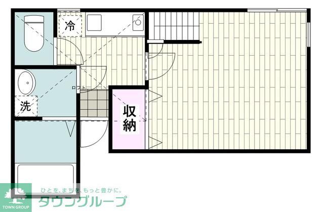 大和市大和南のアパートの間取り