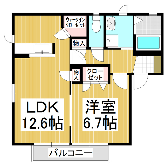 【オーチャード上田原の間取り】