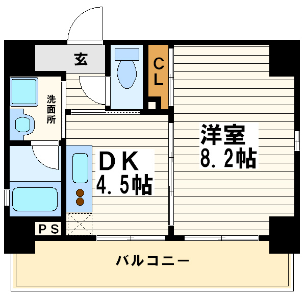 アーバンステージ安堂寺Iの間取り