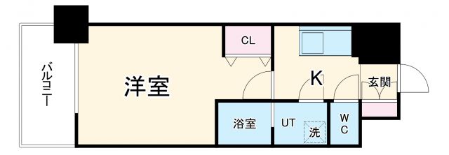 ワールドアイ都島駅前の間取り