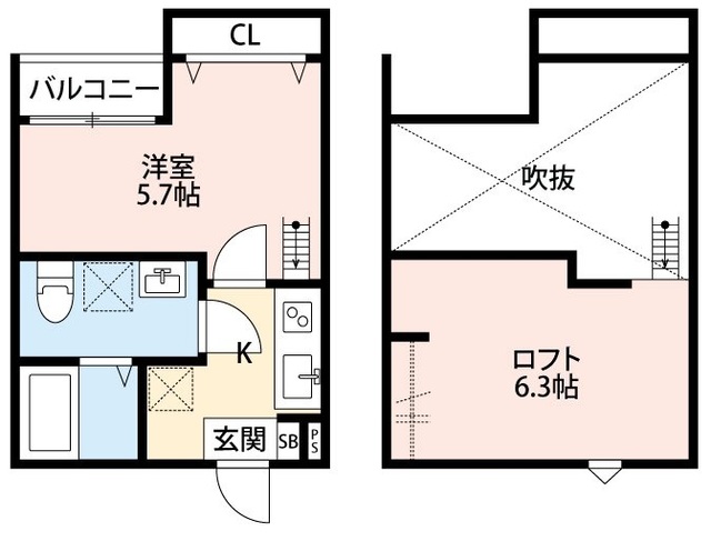 スリジエ 大宮の間取り