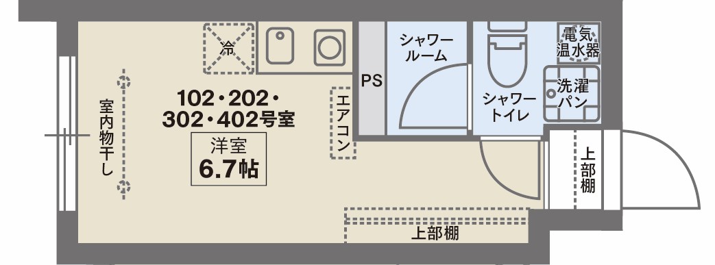 COCOFLAT武蔵小山IIの間取り写真