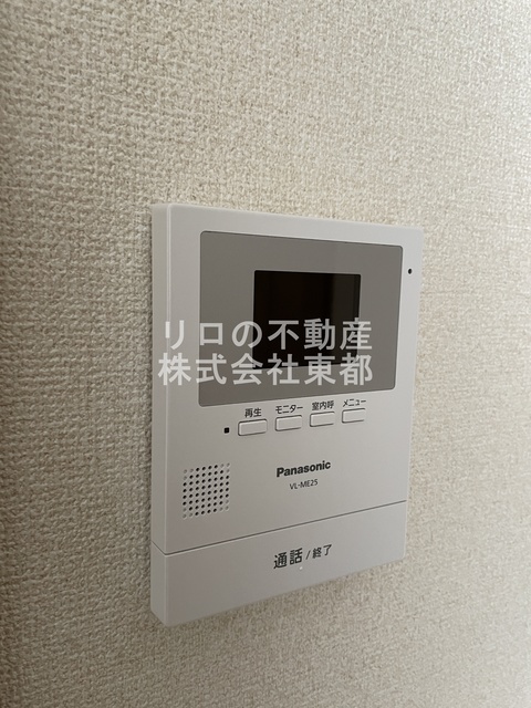 セキュリティ　訪問者が一目で分かるＴＶモニタ付インターホンです！