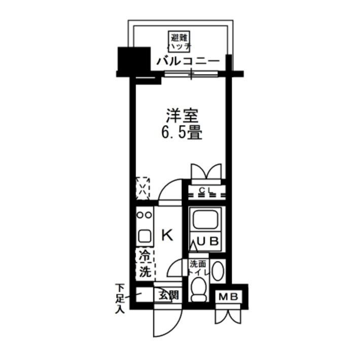 レジディア錦糸町の間取り