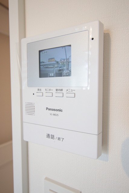 セキュリティ　ＴＶモニタ付きドアホンで安心です！