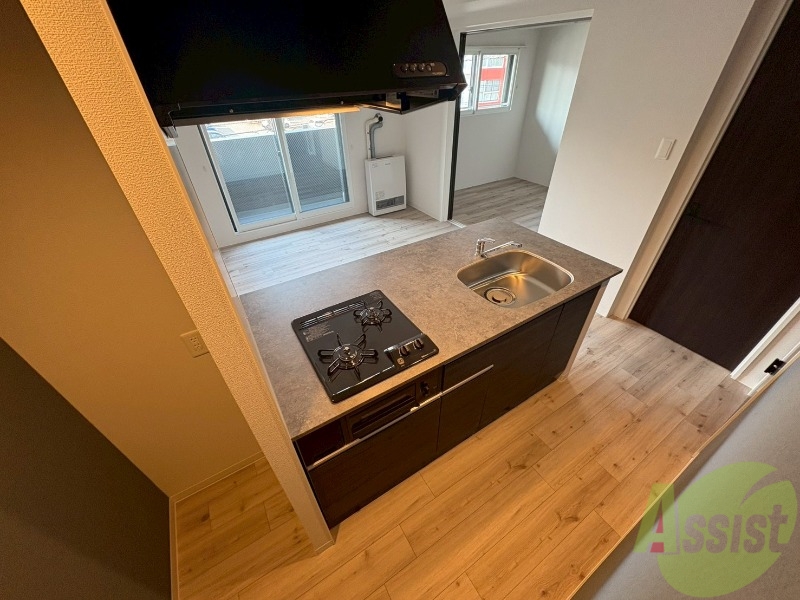 キッチン　システムキッチンなので、すぐお料理に使えます！