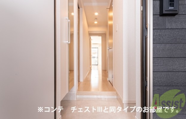 玄関　写真はイメージ、完成予想図です