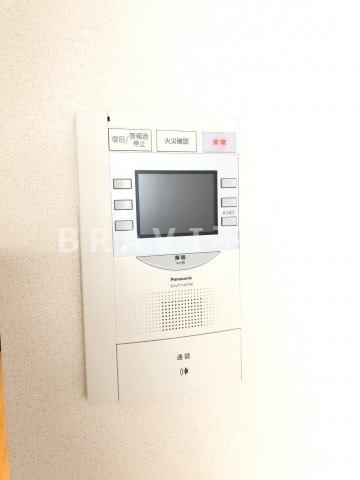 セキュリティ　【ファステート大阪城東グリッジ】モニター付インターホン