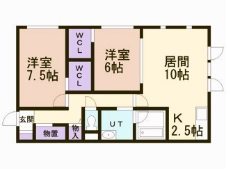 ＯＰＵＳ室蘭の間取り