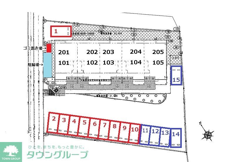 駐車場　間取図