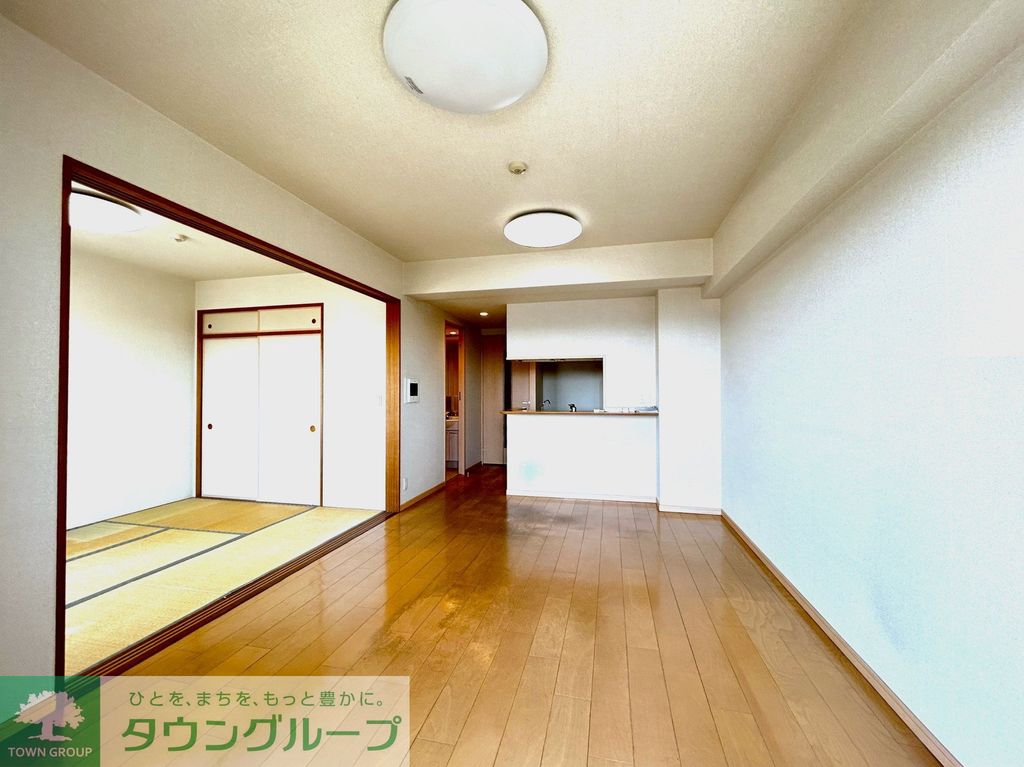 その他部屋・スペース　仕切り開放時約16.1帖の画像、照明は撤去予定（クリーニン…