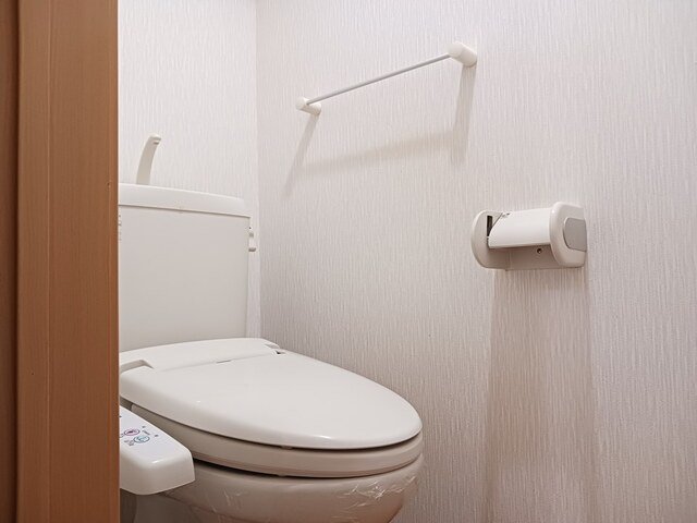 トイレ　ゆったりとした空間のトイレです