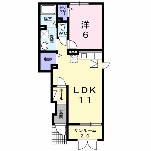 プラシードヴィレッタ_間取り_0