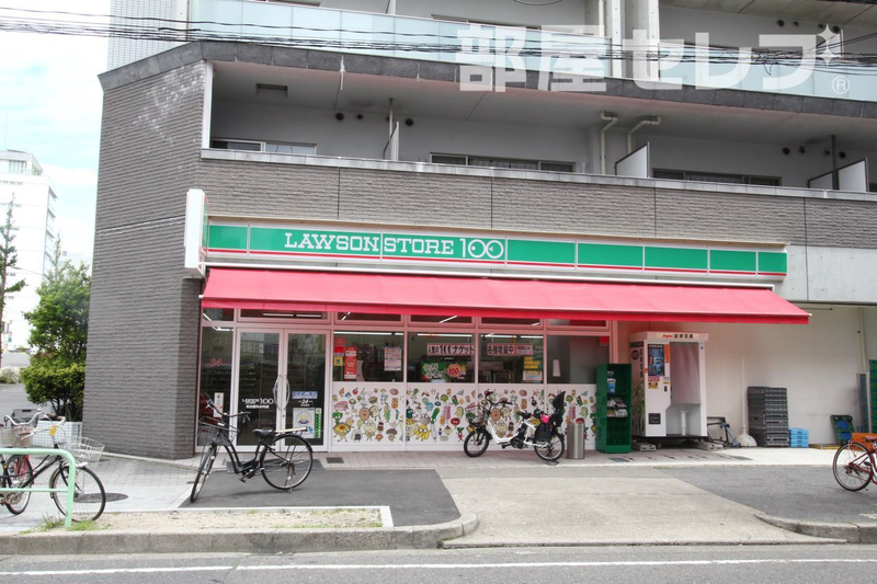 コンビニ　ローソンストア100 名古屋丸の内店（コンビニ）まで120m