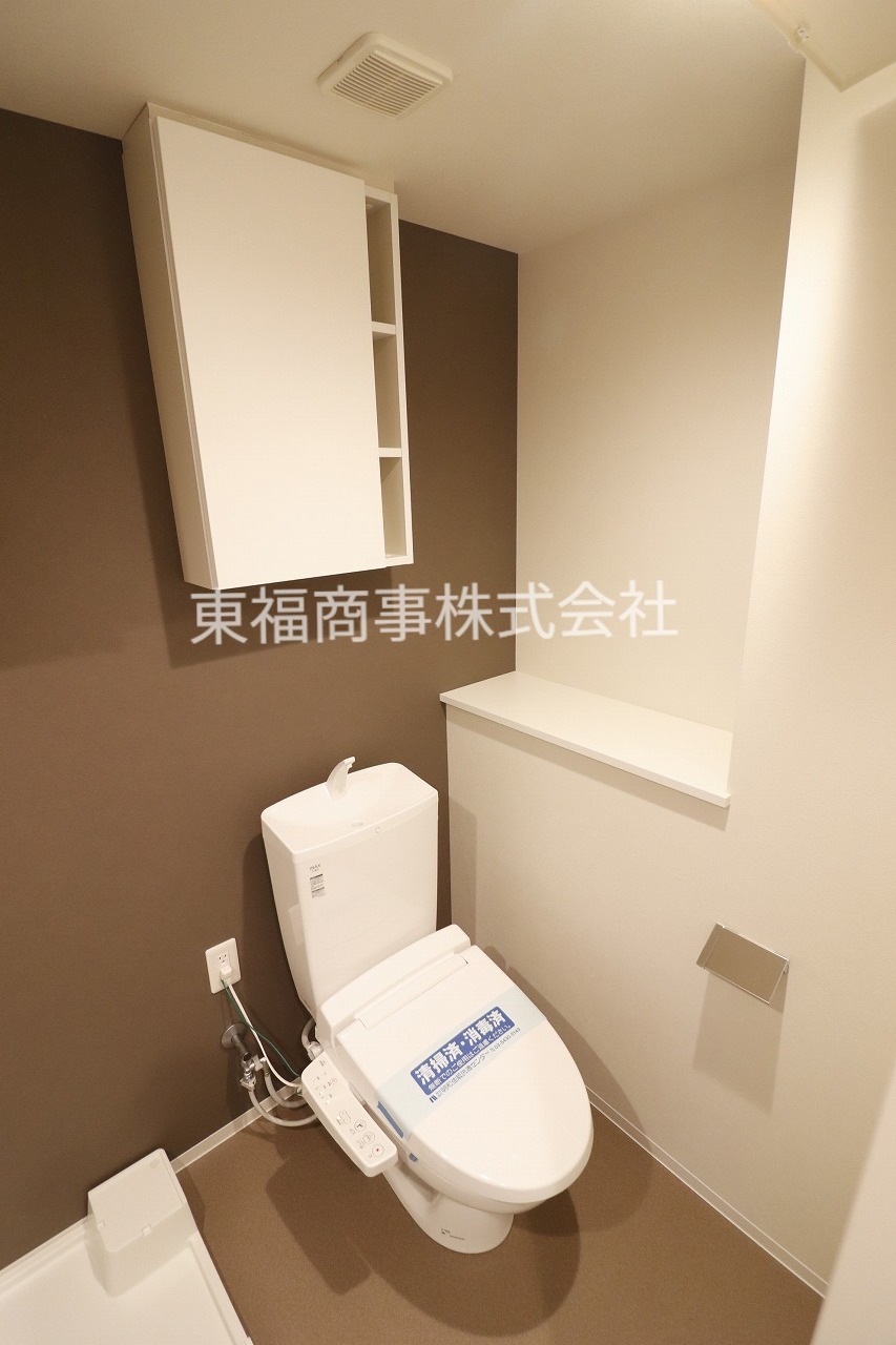 東京メトロ有楽町線 平和台駅 徒歩8分 5階建 築5年のトイレ写真