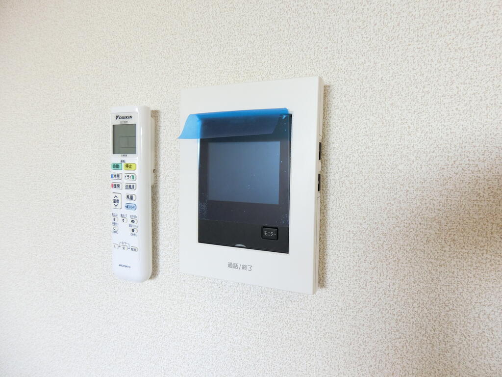 セキュリティ　同物件別部屋(同タイプ間取り)のものです。