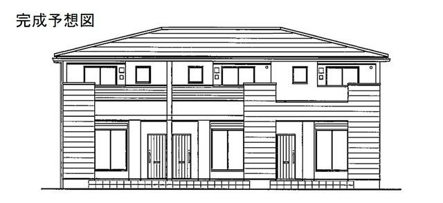 建物外観　完成予想図
