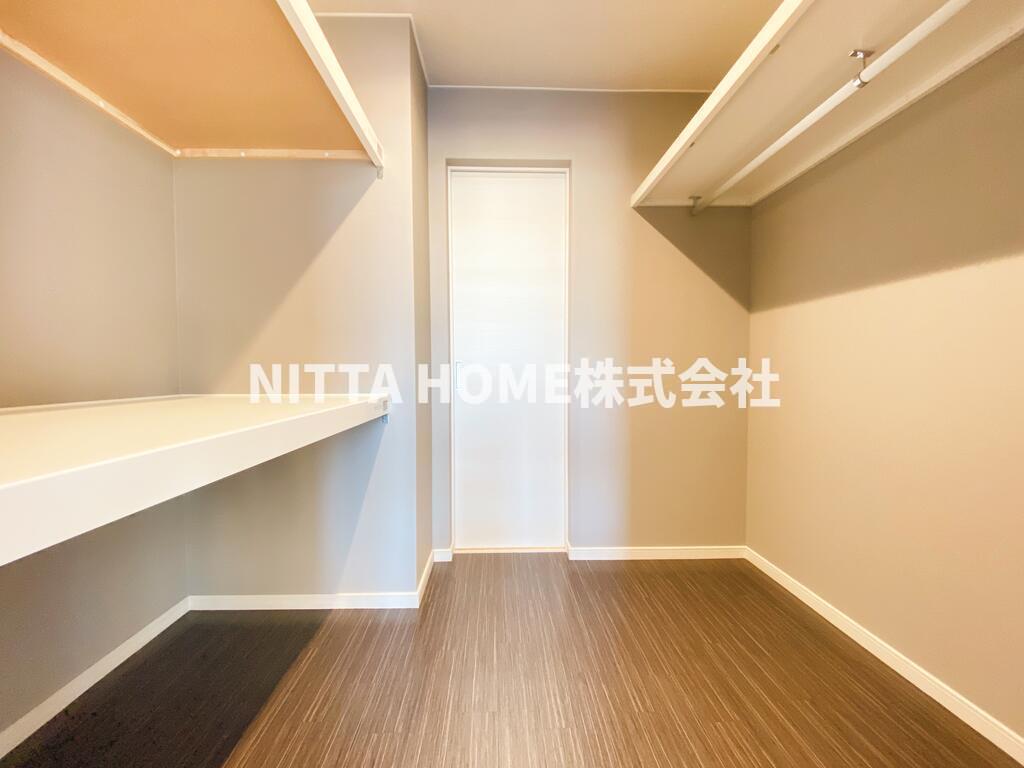 収納　収納たっぷりなウォークインクローゼット♪