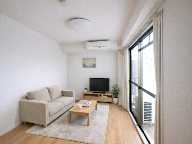 居室・リビング　CGで家具等を配置したもので家具等は含まれません。