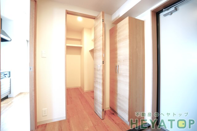 収納　荷物がたっぷり入る収納（同仕様写真）