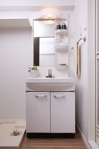 洗面設備　※別号室の参考写真になります。