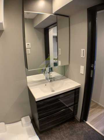 洗面設備　レクシード神楽坂（同タイプ別部屋参考画像）