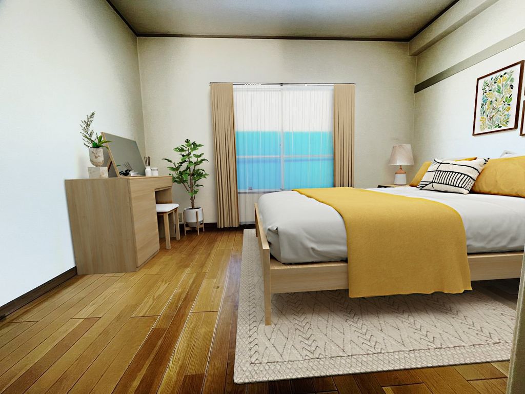 居室・リビング　家具はバーチャルになります