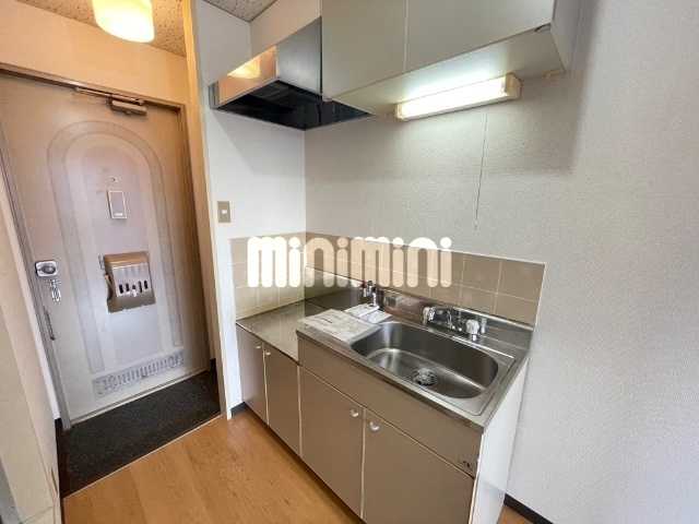 キッチン　ガスコンロ設置可能なキッチン