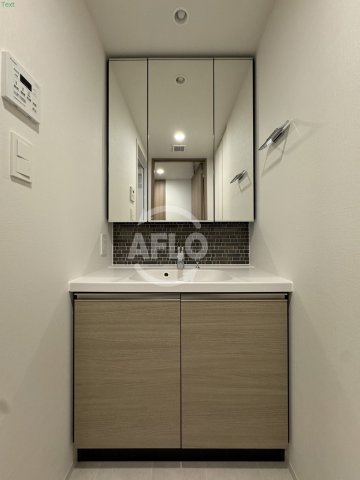 洗面設備　ザ・パークハビオ同心プレイス　洗面所