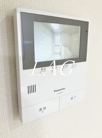 セキュリティ　モニター付きインターホンです。