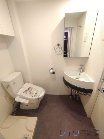 洗面設備　使いやすい洗面所です