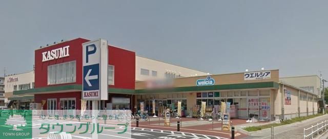 スーパー　カスミフードスクエア春日部武里店（スーパー）まで600m