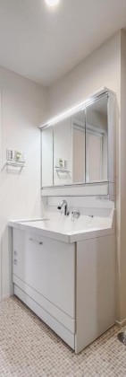 洗面設備　同管理施工参考写真