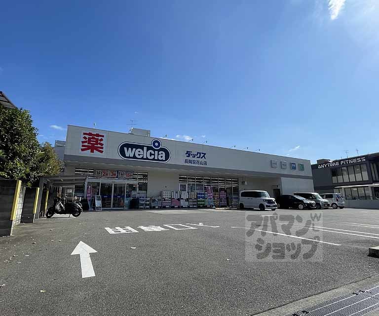 ドラックストア　ダックス長岡京花山店（ドラッグストア）まで900m