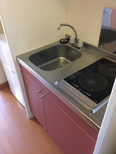 キッチン　電気コンロで安心！！