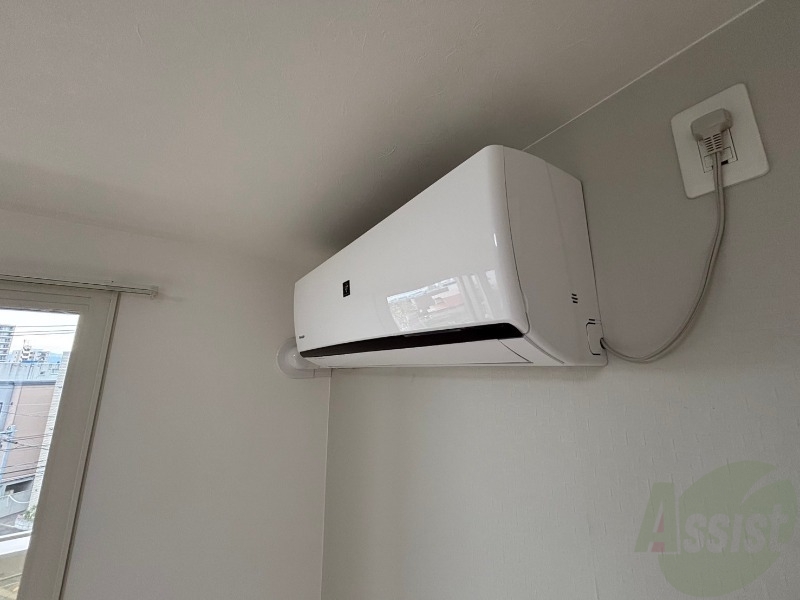 その他設備　エアコンが設置してありますので、寒暖対策もばっちり。