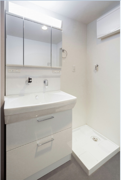 洗面設備　防水パン