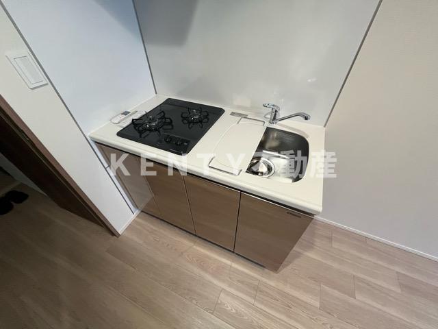 キッチン　コンパクトなキッチンで掃除もラクラク