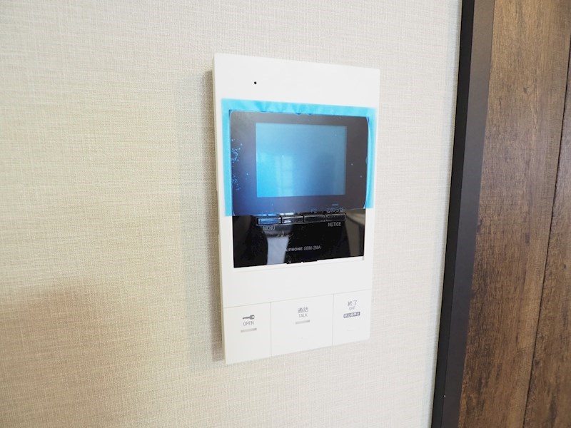 セキュリティ　TVモニタ付きで安心です。