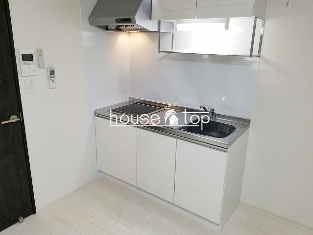 キッチン　2口コンロ付IHクッキングヒーター！広い調理スペース♪